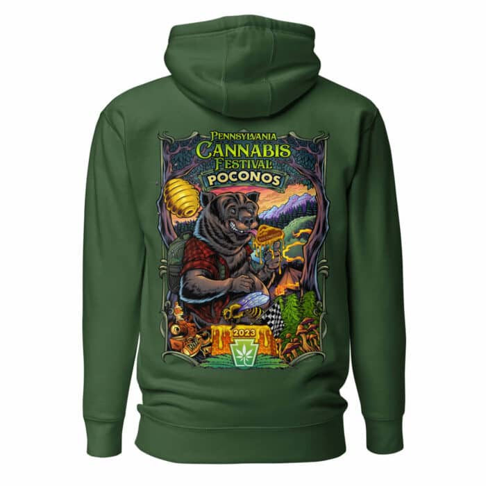 Pa Cannabis 2023 Unisex Hoodie - Image 6