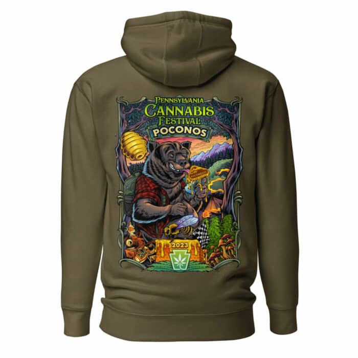 Pa Cannabis 2023 Unisex Hoodie - Image 7