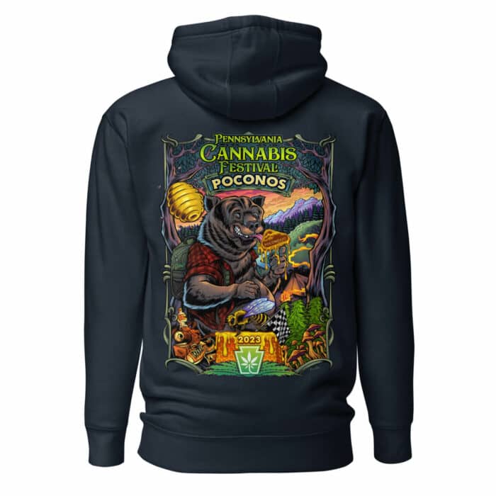 Pa Cannabis 2023 Unisex Hoodie - Image 3