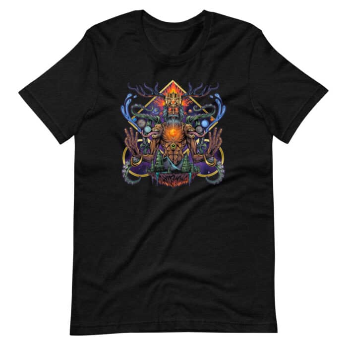 Meditating God Short-Sleeve Unisex T-Shirt - Image 3