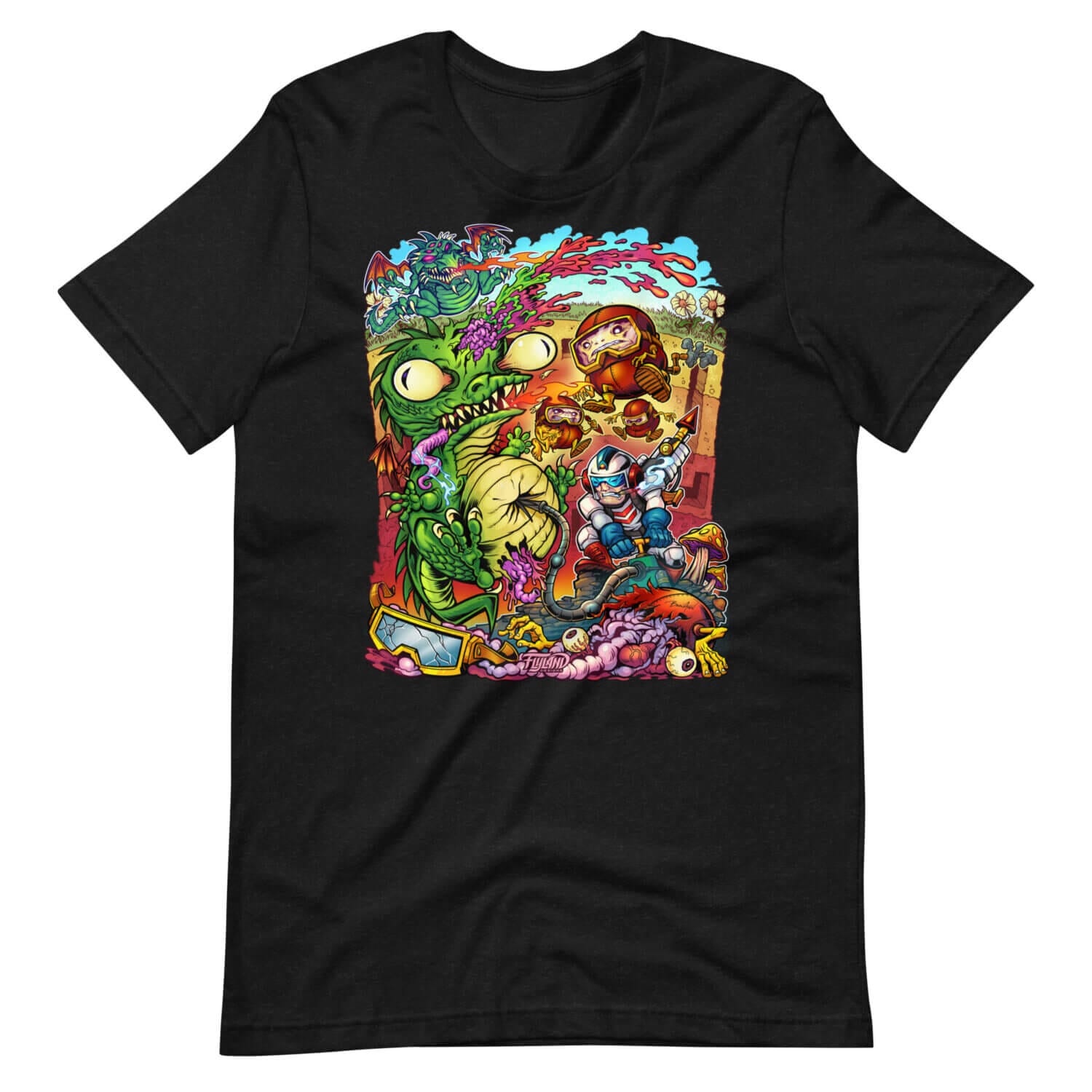 Dig Dug Unisex t-shirt - Flyland Designs, Freelance Illustration