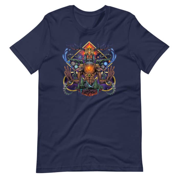 Meditating God Short-Sleeve Unisex T-Shirt