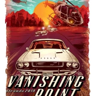 Vanishing point parody Russ Logo