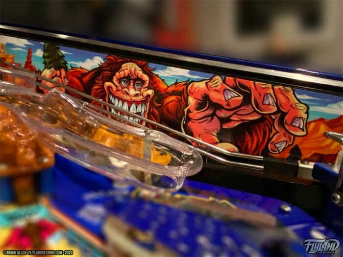 Alternate Side Blade pinball art