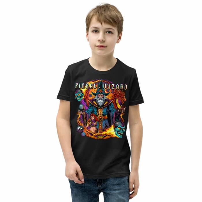 Pinball Wizard Youth Short Sleeve T-Shirt (Print on demand)